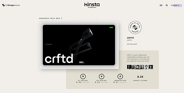 css design awards web design inspiration